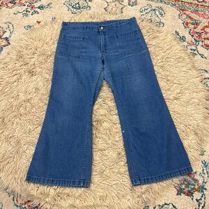 Vintage Seafarer Denim Jeans – Men’s Wide Leg Bell Bottoms